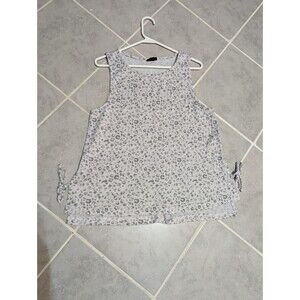 Tahari Women’s Sleeveless Tank Top Leopard Print Pink Gray Size XL Casual